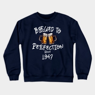 Brewed to Perfection, Personalized Birth Year T-shirt, Birthday Custom Shirt, Birthday Gift, Tee Crewneck Sweatshirt